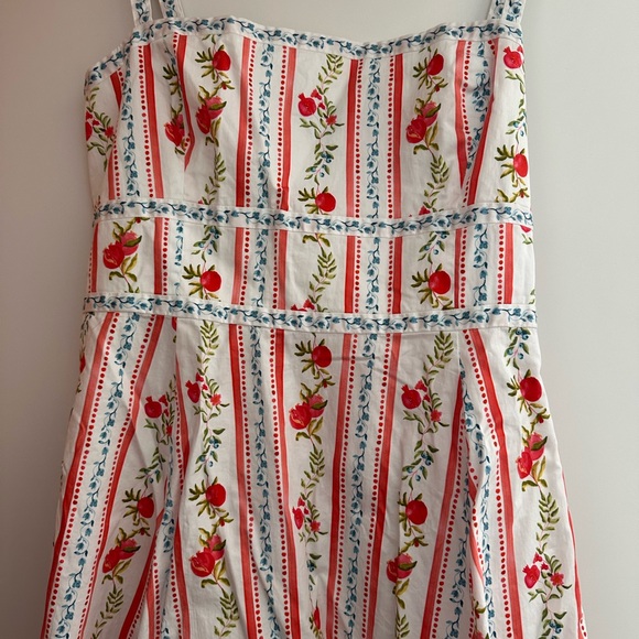 Hill House Pomegranate Stripe Mini Margot - Picture 3 of 6